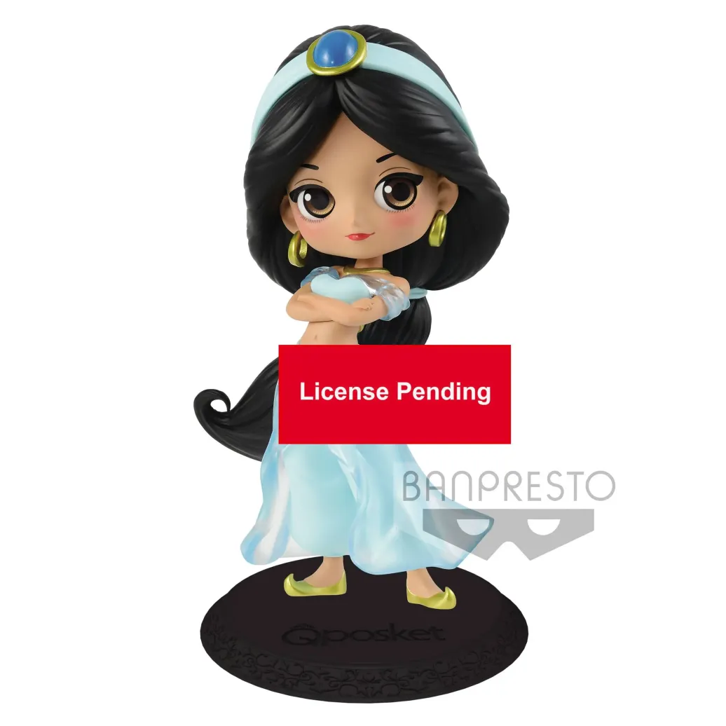 Disney Q Posket Minifigur Jasmine Princess Style Pastel Color Ver. 14 cm
