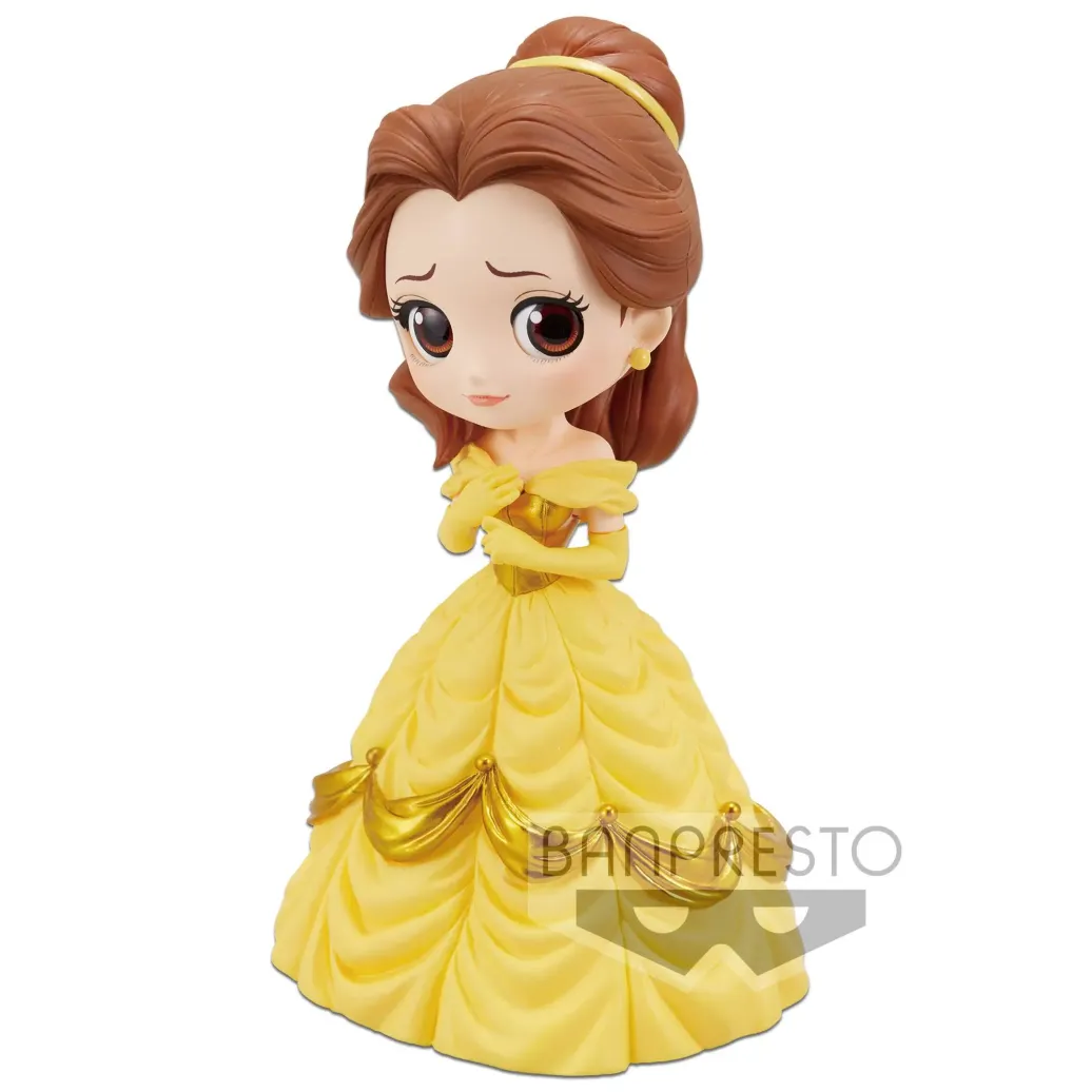 Disney Q Posket Minifigur Belle A Normal Color Version 14 cm