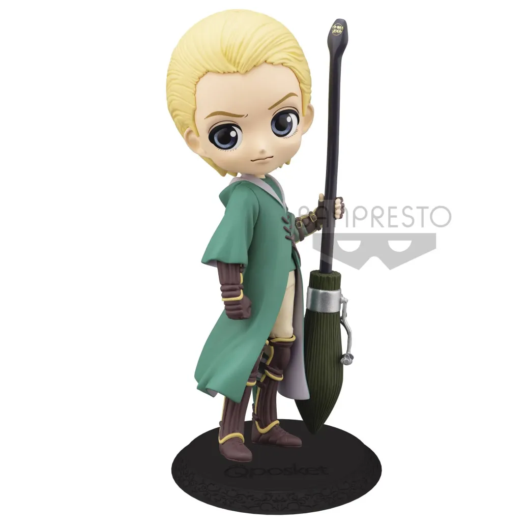 Harry Potter Q Posket Minifigur Draco Malfoy Quidditch Style Version B 14 cm