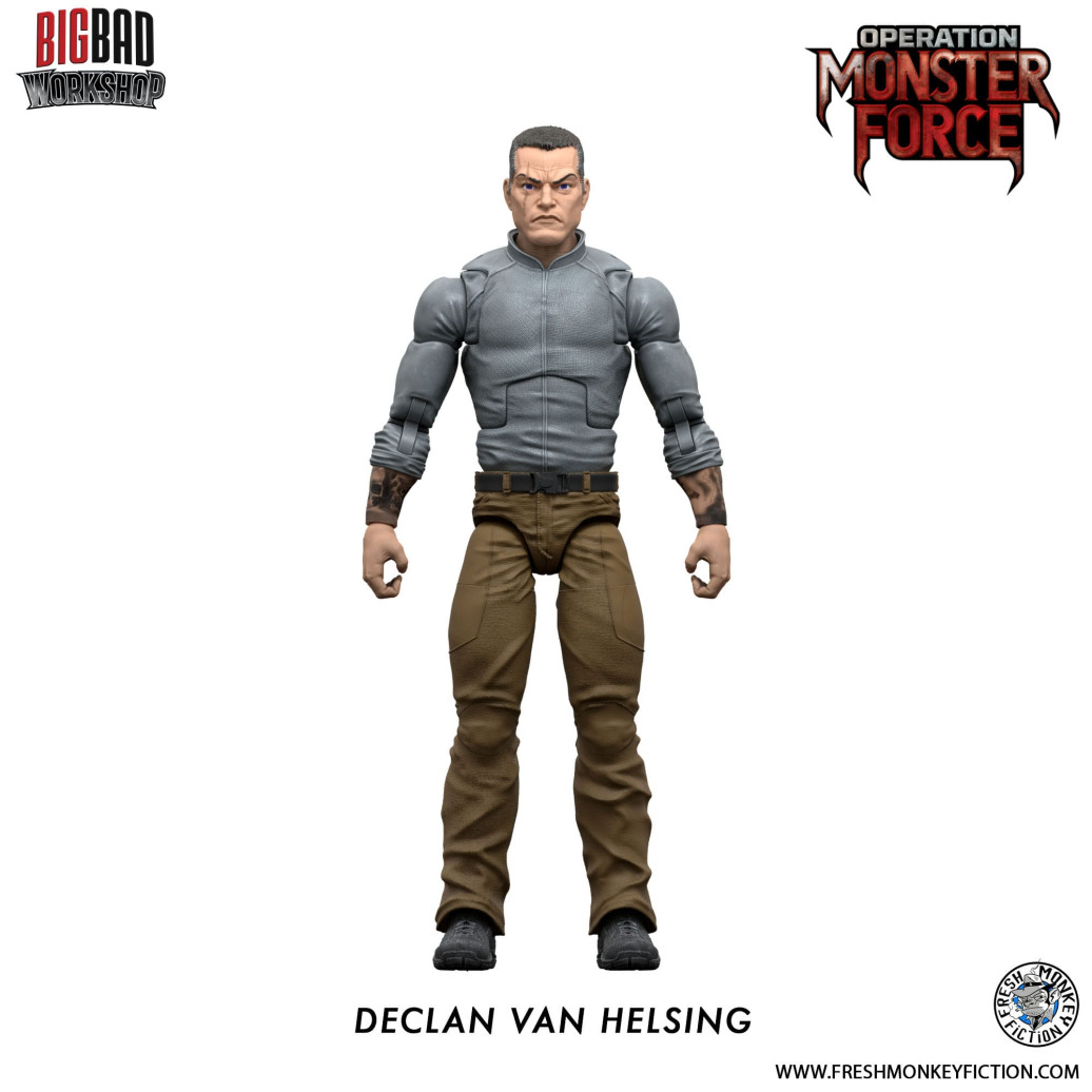 Operation: Monster Force Actionfigur 1/12 Declan Van Helsing 15 cm