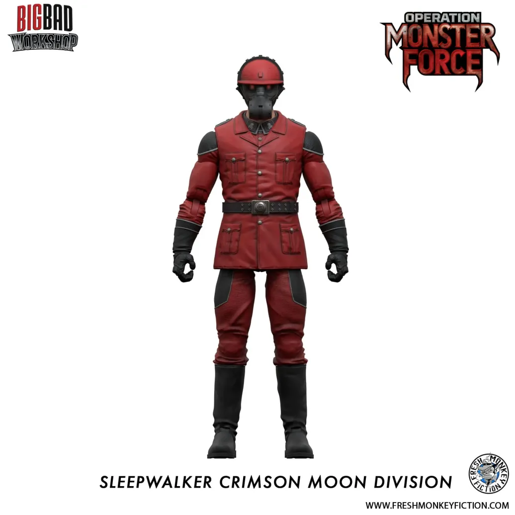 Operation: Monster Force Actionfigur 1/12 Sleepwalker Crimson Moon Division 15 cm