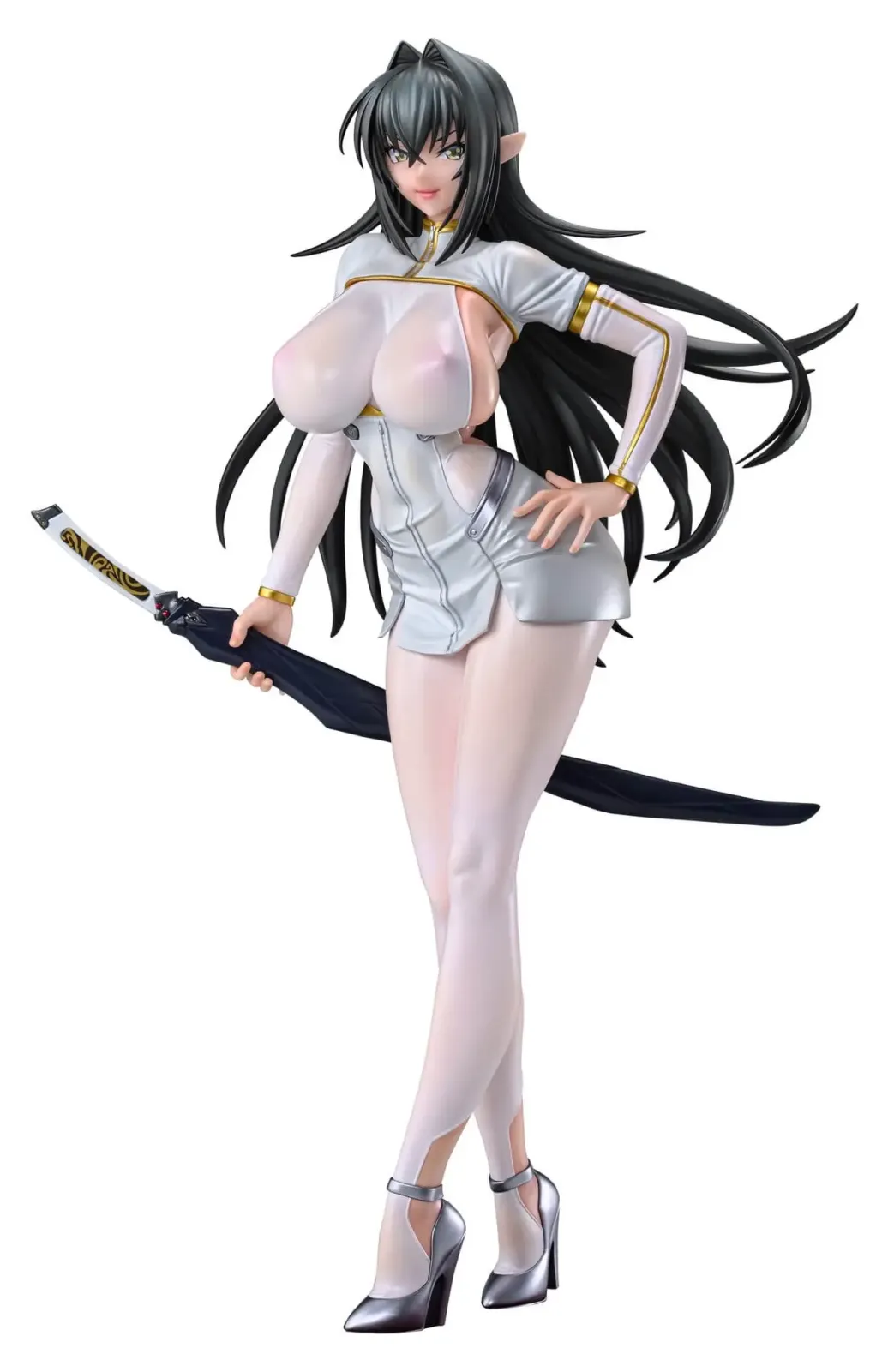 Taimanin RPG PVC Figur 1/6 Annerose Vajra White see-through Ver. 31 cm