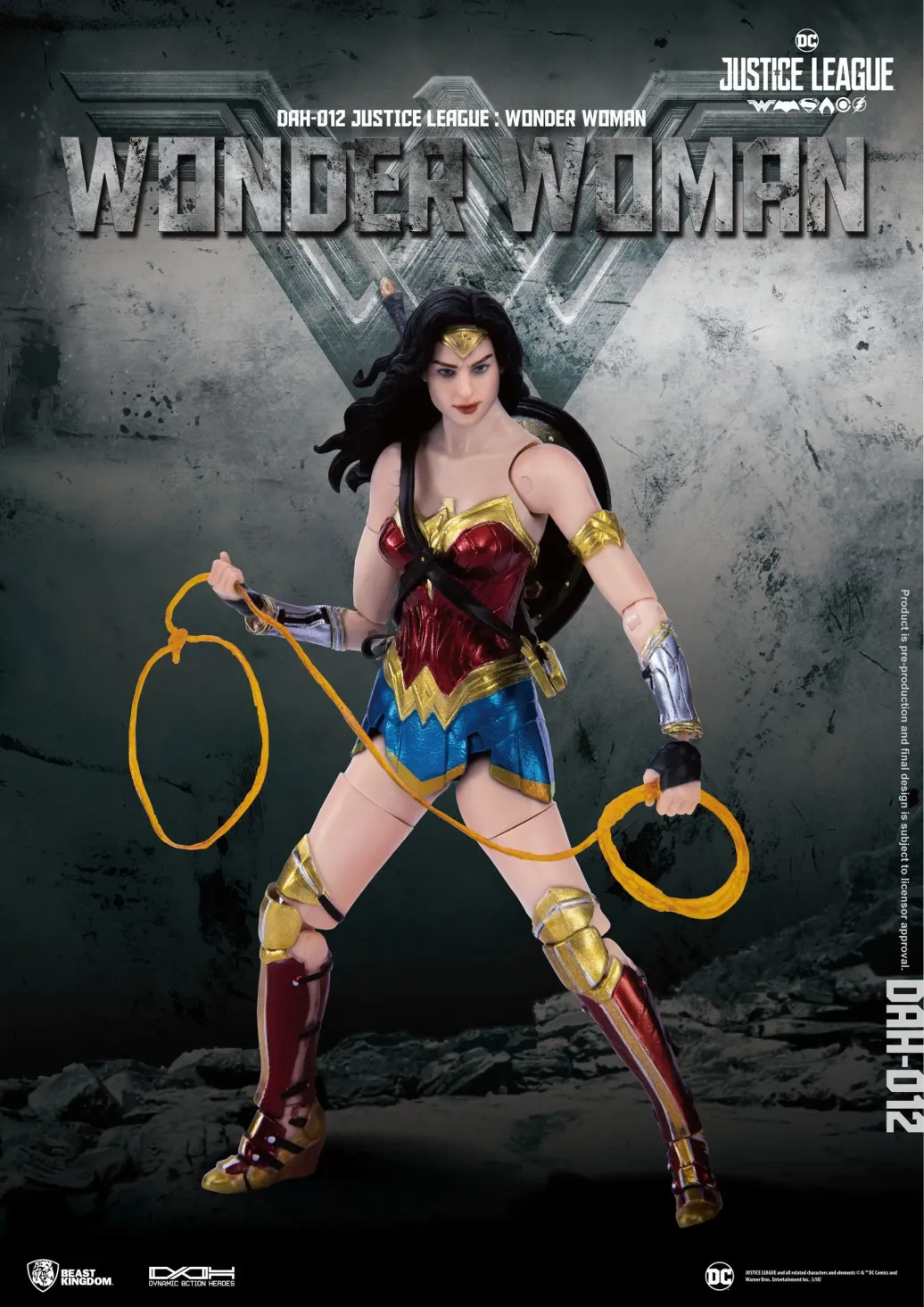 Justice League Wonder Woman Dynamic 8ction Heroes Actionfigur 19 cm