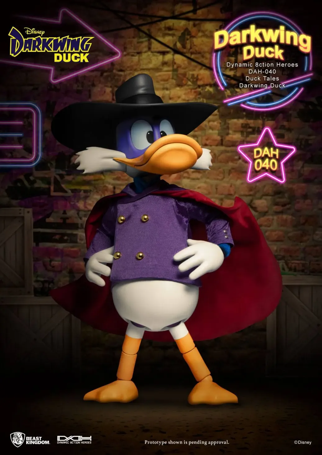 Darkwing Duck Dynamic 8ction Heroes Actionfigur 16 cm