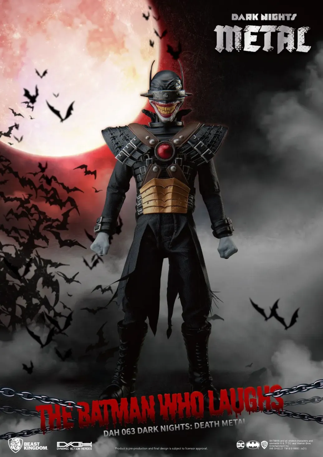 DC Comics Dark Nights Metal Dynamic 8ction Heroes Actionfigur 1/9 The Batman Who Laughs 20 cm