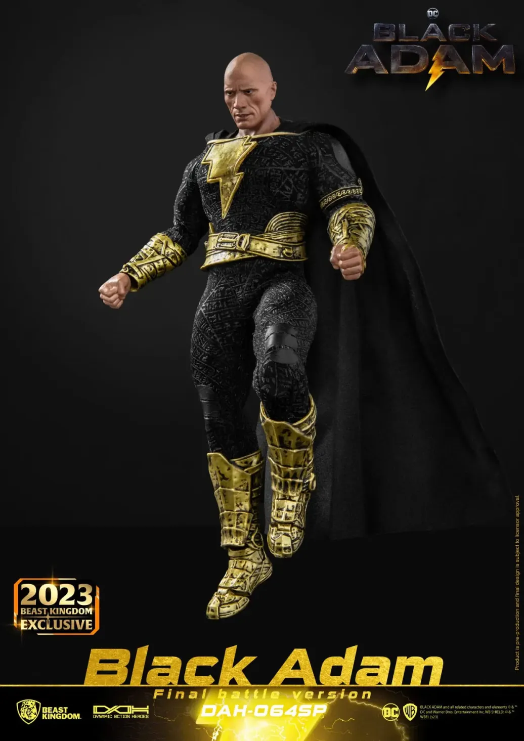 DC Comics Dynamic 8ction Heroes Actionfigur 1/9 Black Adam Final Battle Version 18 cm