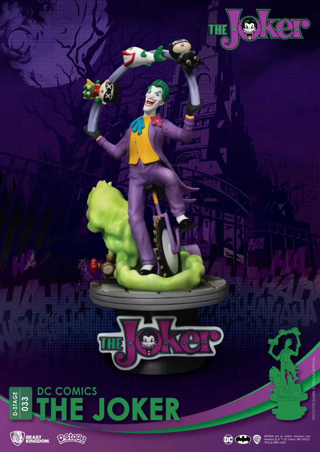 DC Comics The Joker D-Stage PVC Diorama Statue 15 cm