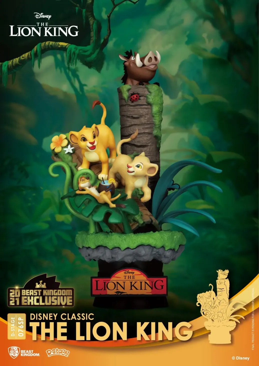 Disney Class Series Der König der Löwen D-Stage PVC Diorama 15 cm Special Edition
