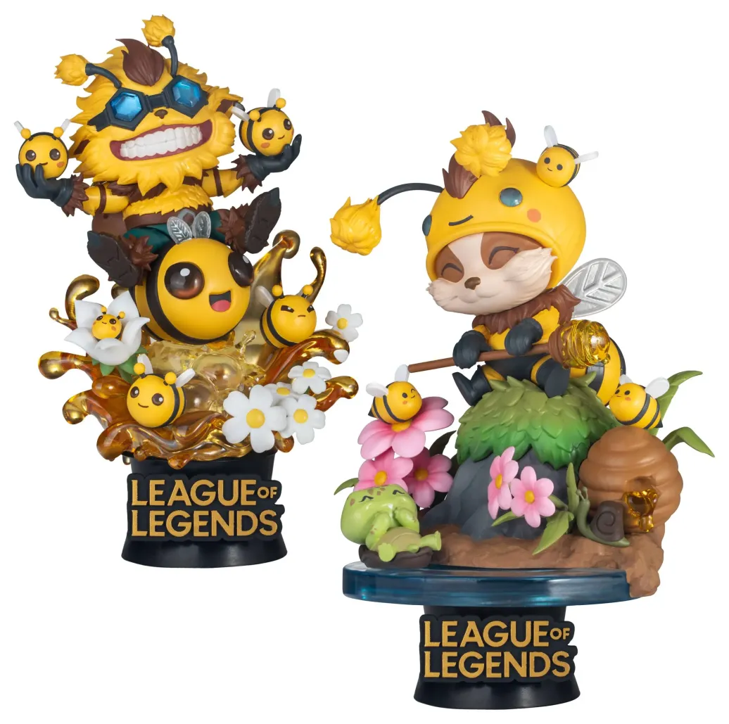 League of Legends D-Stage PVC Dioramen Set Beemo & BZZZiggs 15 cm