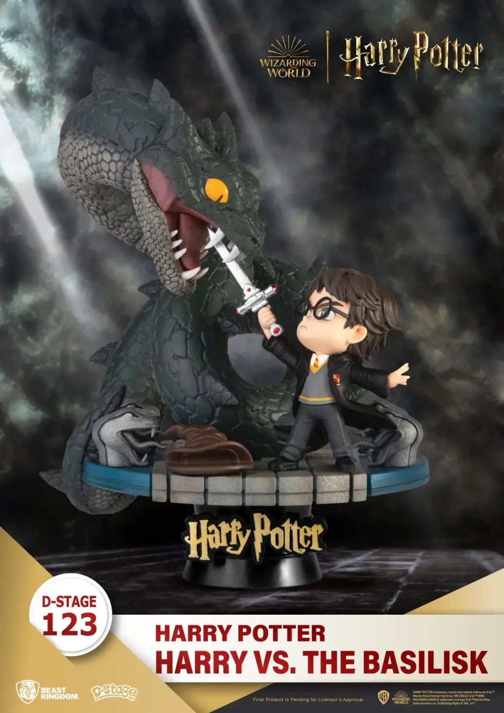 Harry Potter D-Stage PVC Diorama Harry vs. the Basilisk 16 cm