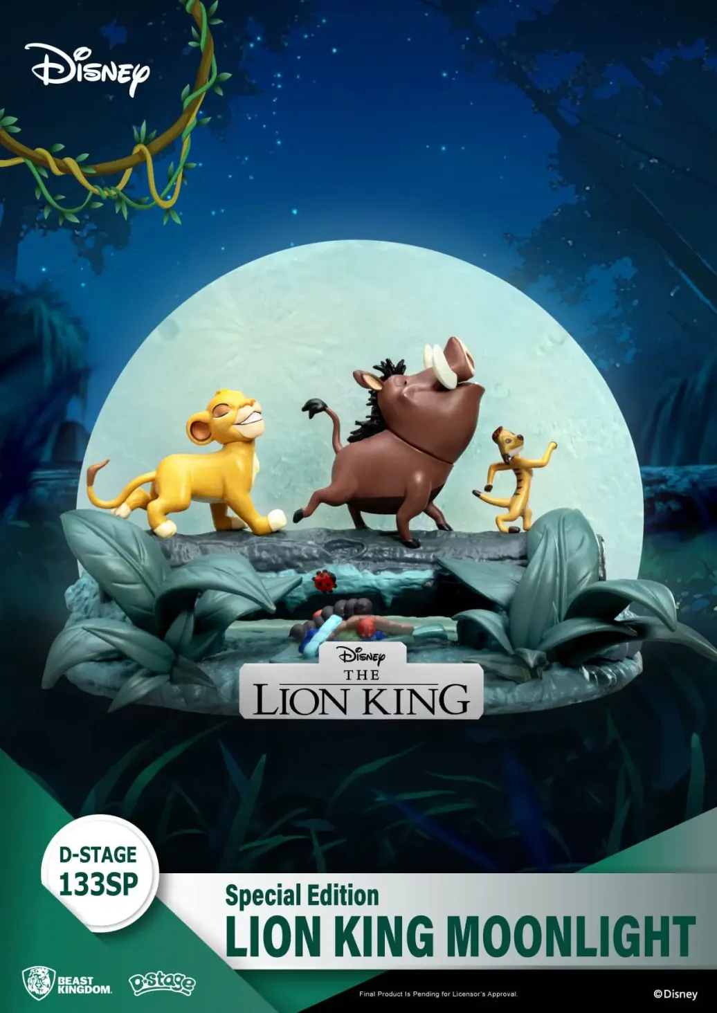 Disney D-Stage PVC Diorama Der König der Löwen Moonlight Special Edition 12 cm