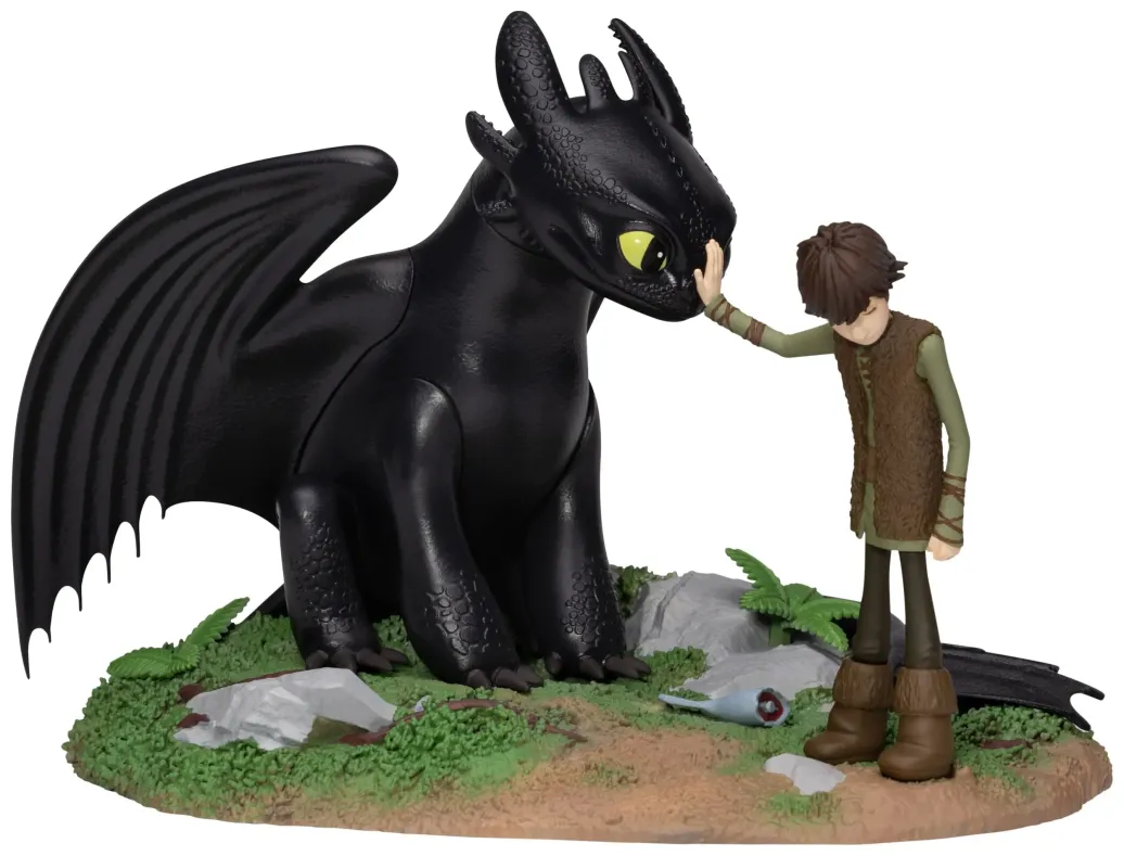 Dragons D-Stage PVC Diorama Ohnezahn & Hicks 15 cm 