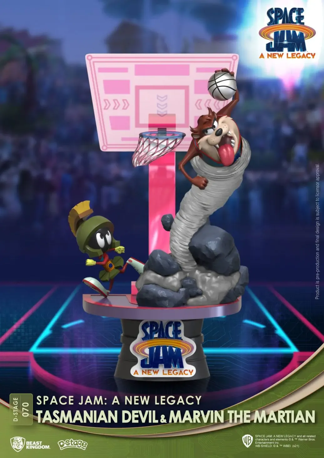 Space Jam: A New Legacy D-Stage PVC Diorama Tasmanian Devil & Marvin The Martian New Version 15 cm