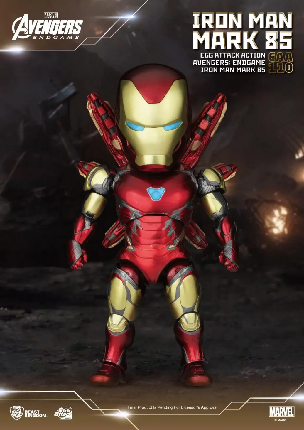 Avengers: Endgame Egg Attack Actionfigur Iron Man Mark 85 16 cm
