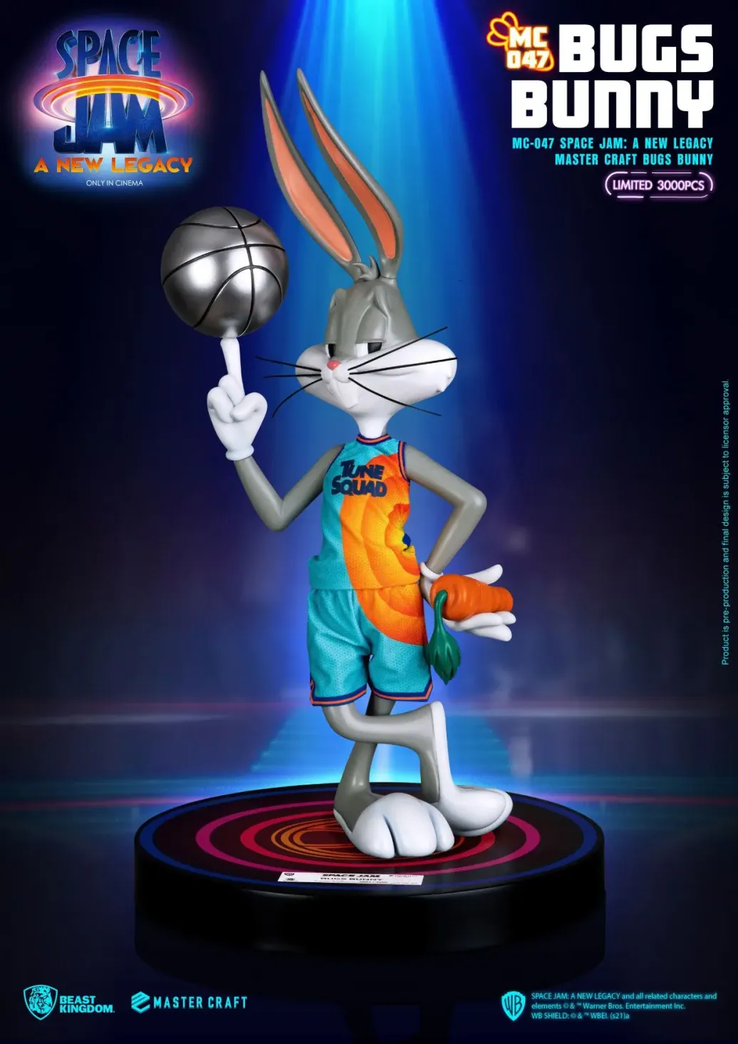 Space Jam A New Legacy Bugs Bunny Master Craft Statue 43 cm