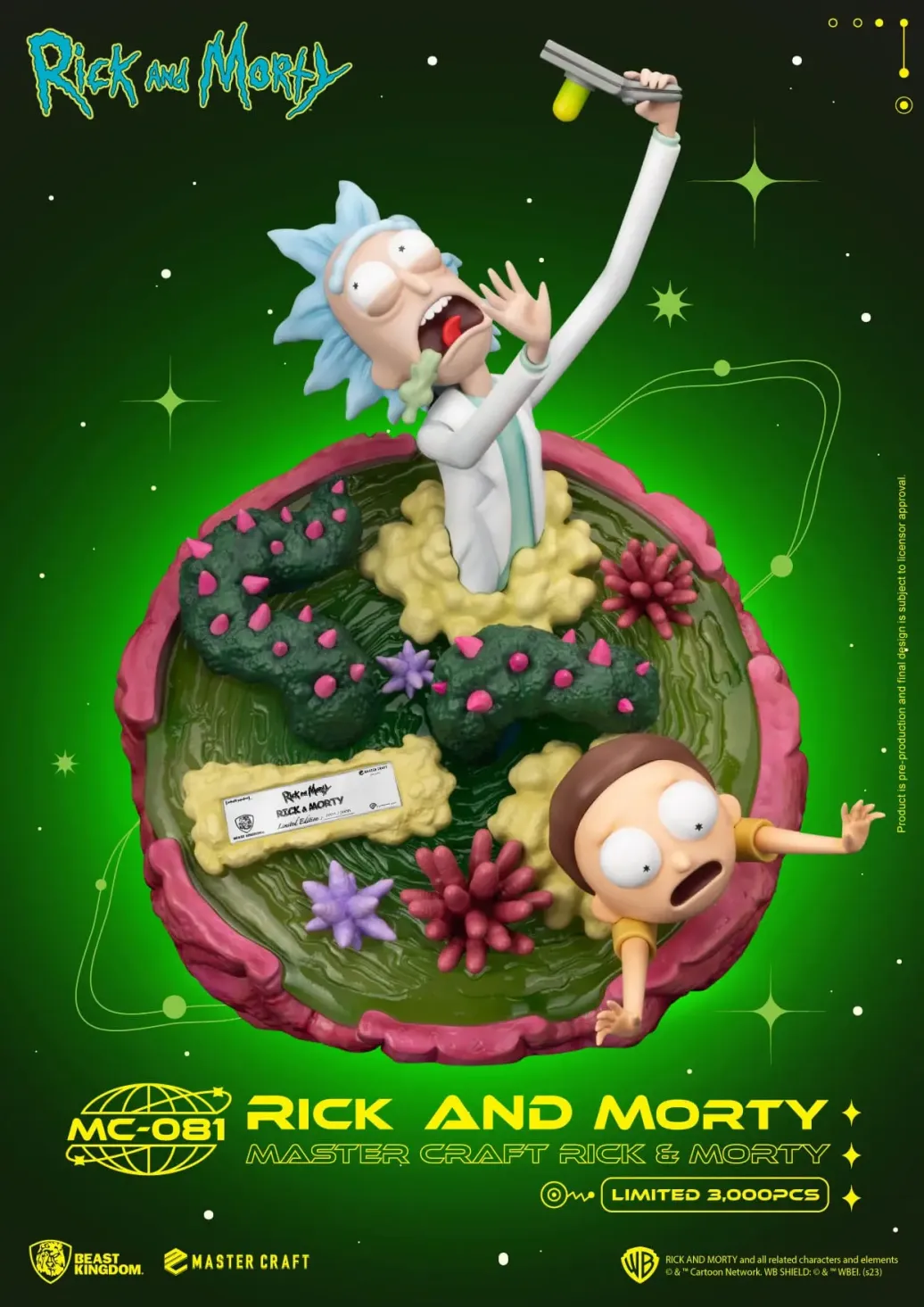 Rick and Morty Portal Master Craft Statue 42 cm Limited