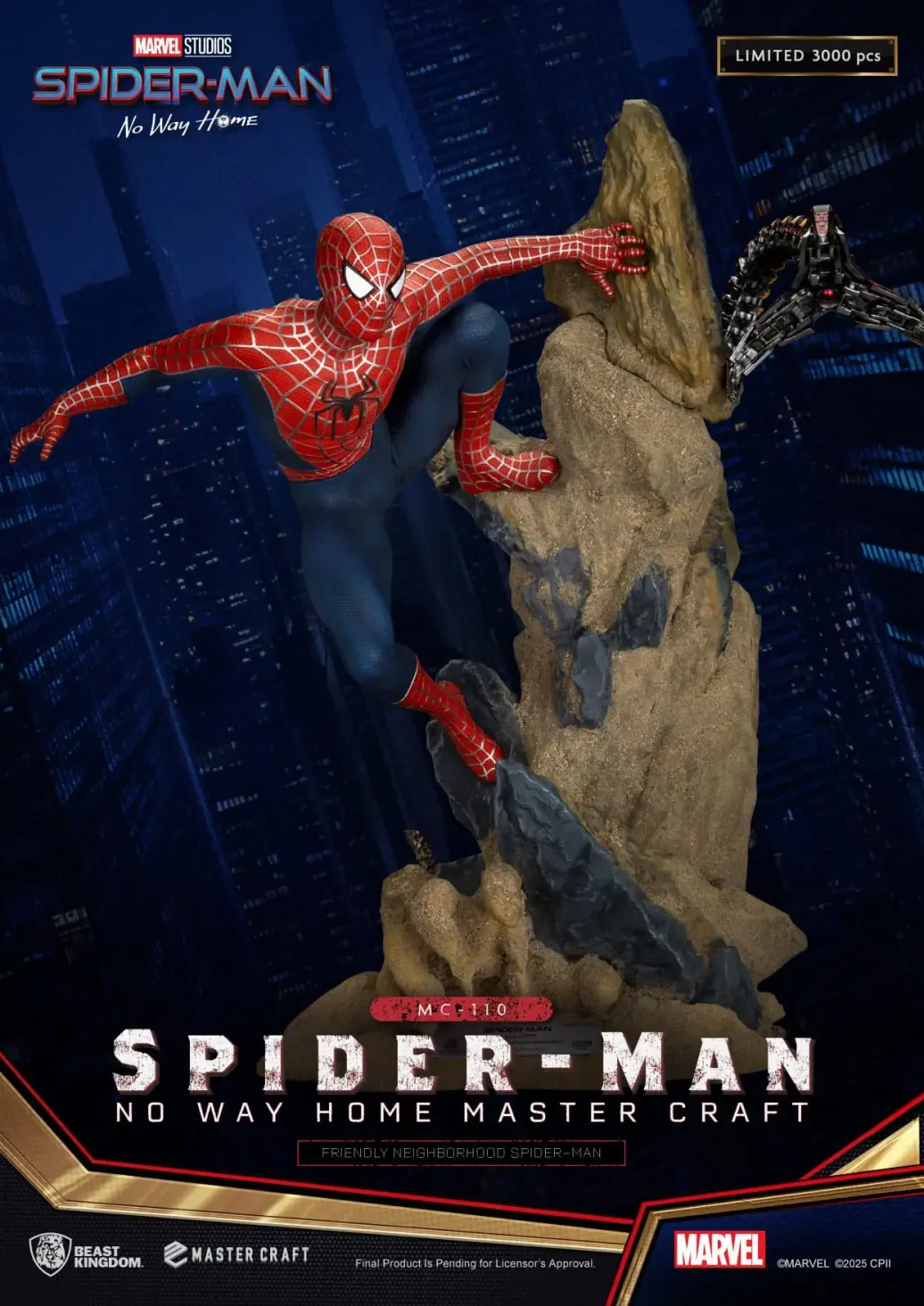 Spider-Man: No Way Home Master Craft Statue Friendly Neighborhood Spider-Man 36 cm