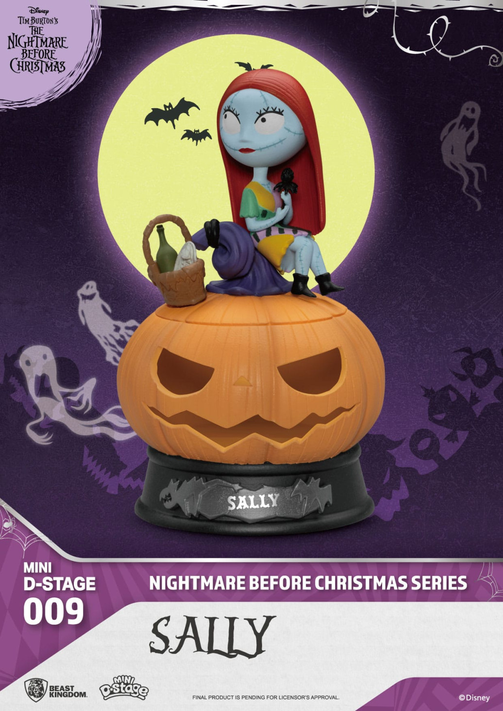The Nightmare Before Christmas Mini Diorama Stage PVC Figur Sally 10 cm