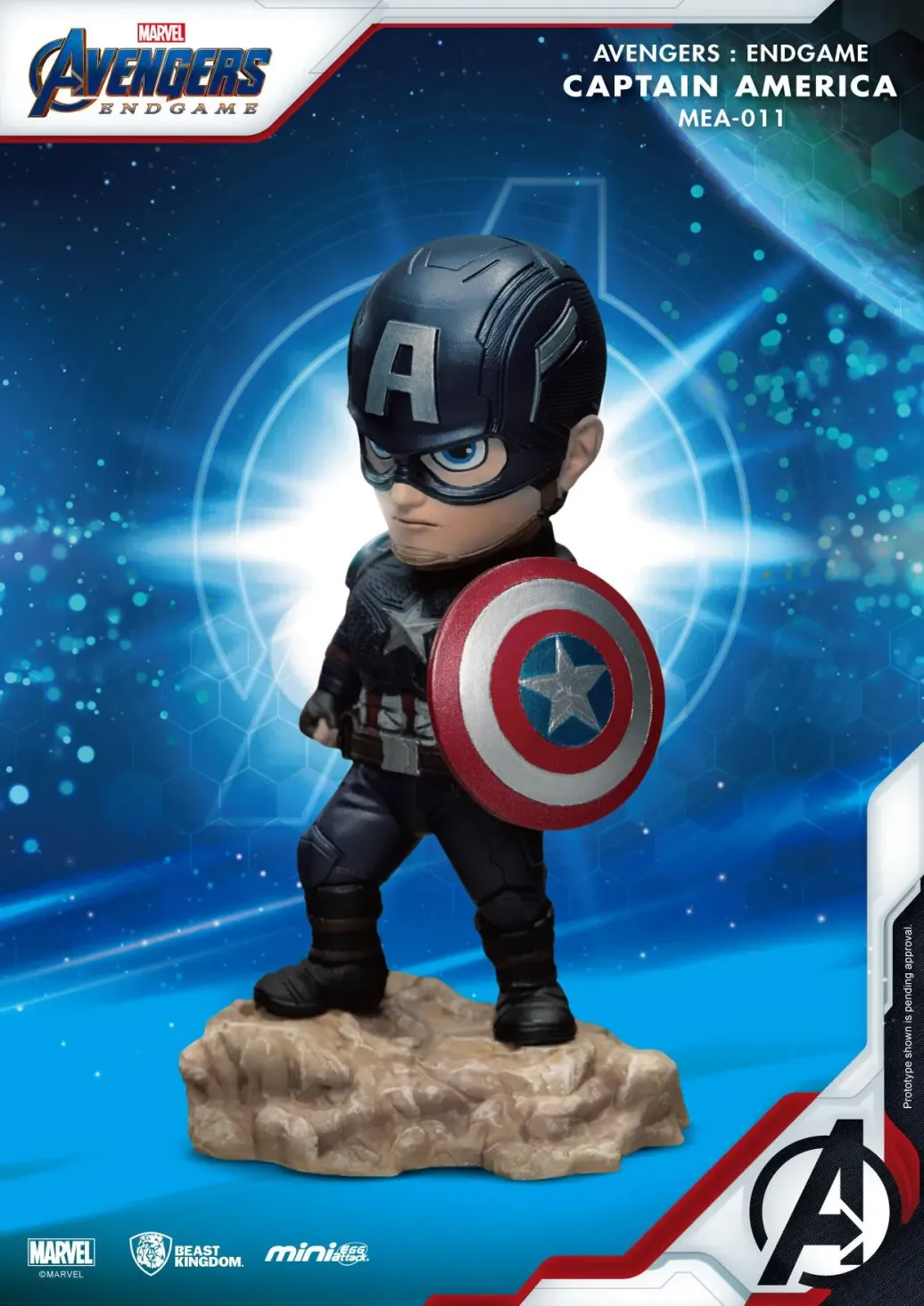 Avengers Captain America Mini Egg Attack Figur 7 cm
