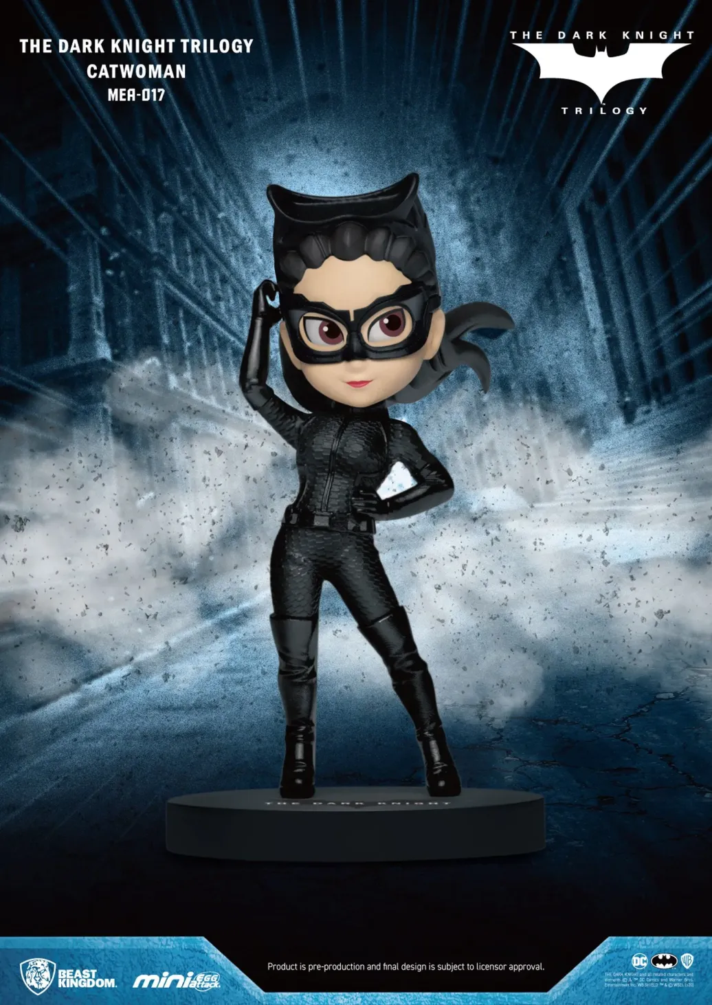 Dark Knight Trilogy Mini Egg Attack Figur Catwoman 8 cm