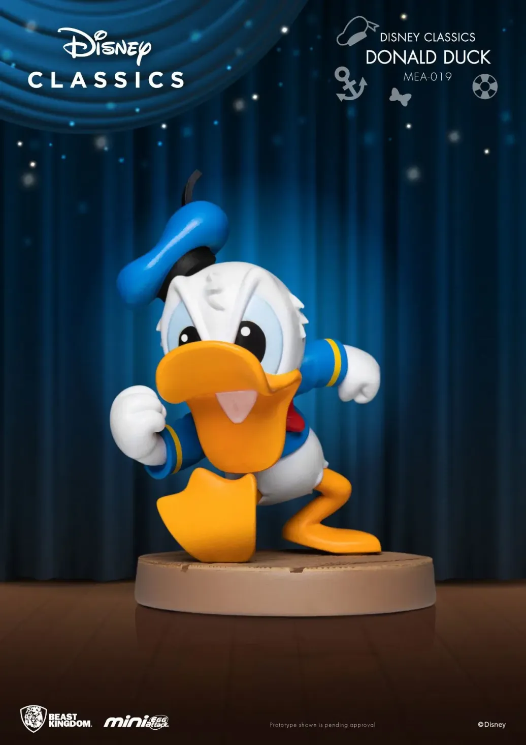 Disney Classic Series Mini Egg Attack Figur Donald Duck 8 cm