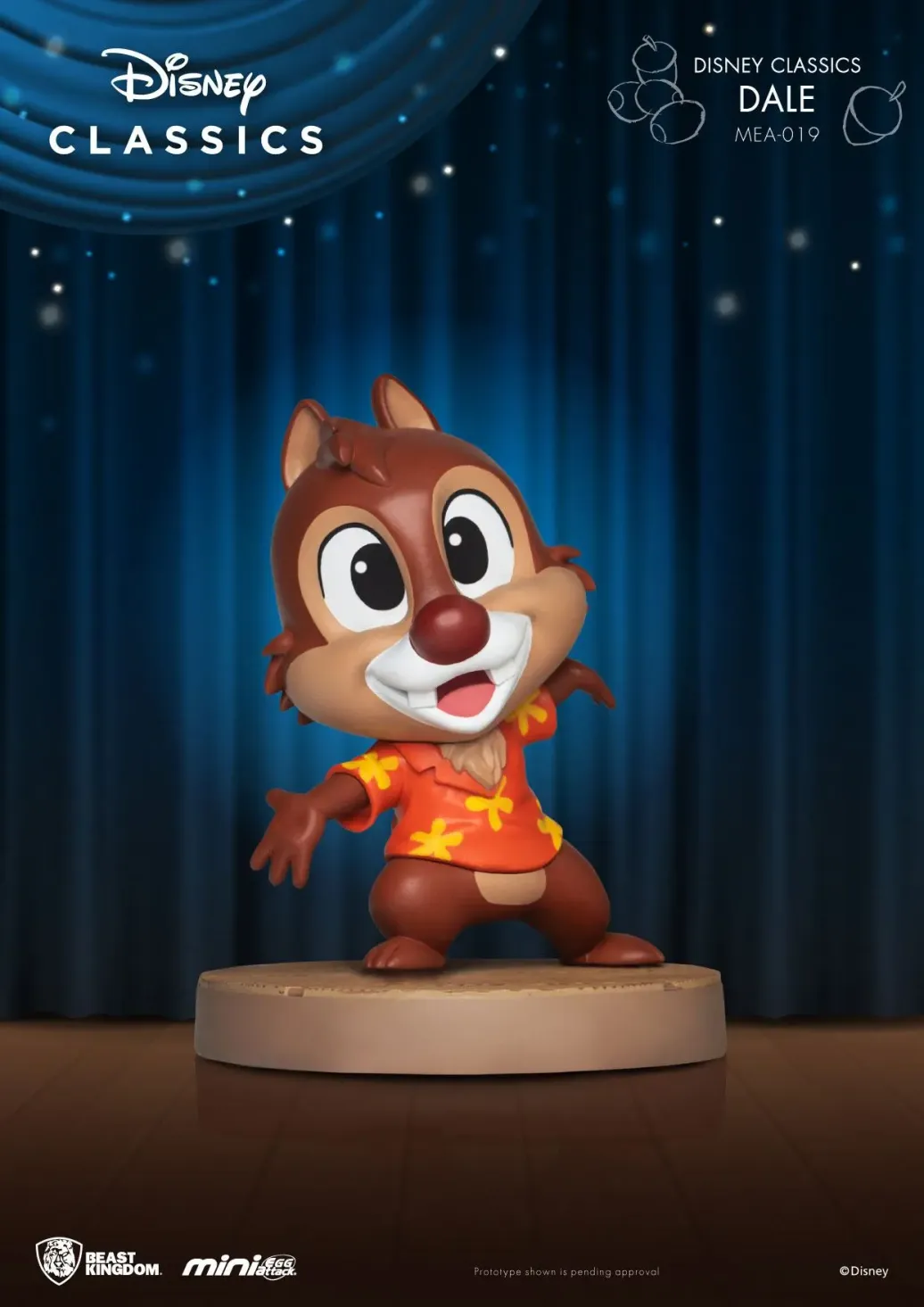 Disney Classic Series Mini Egg Attack Figur Dale 8 cm