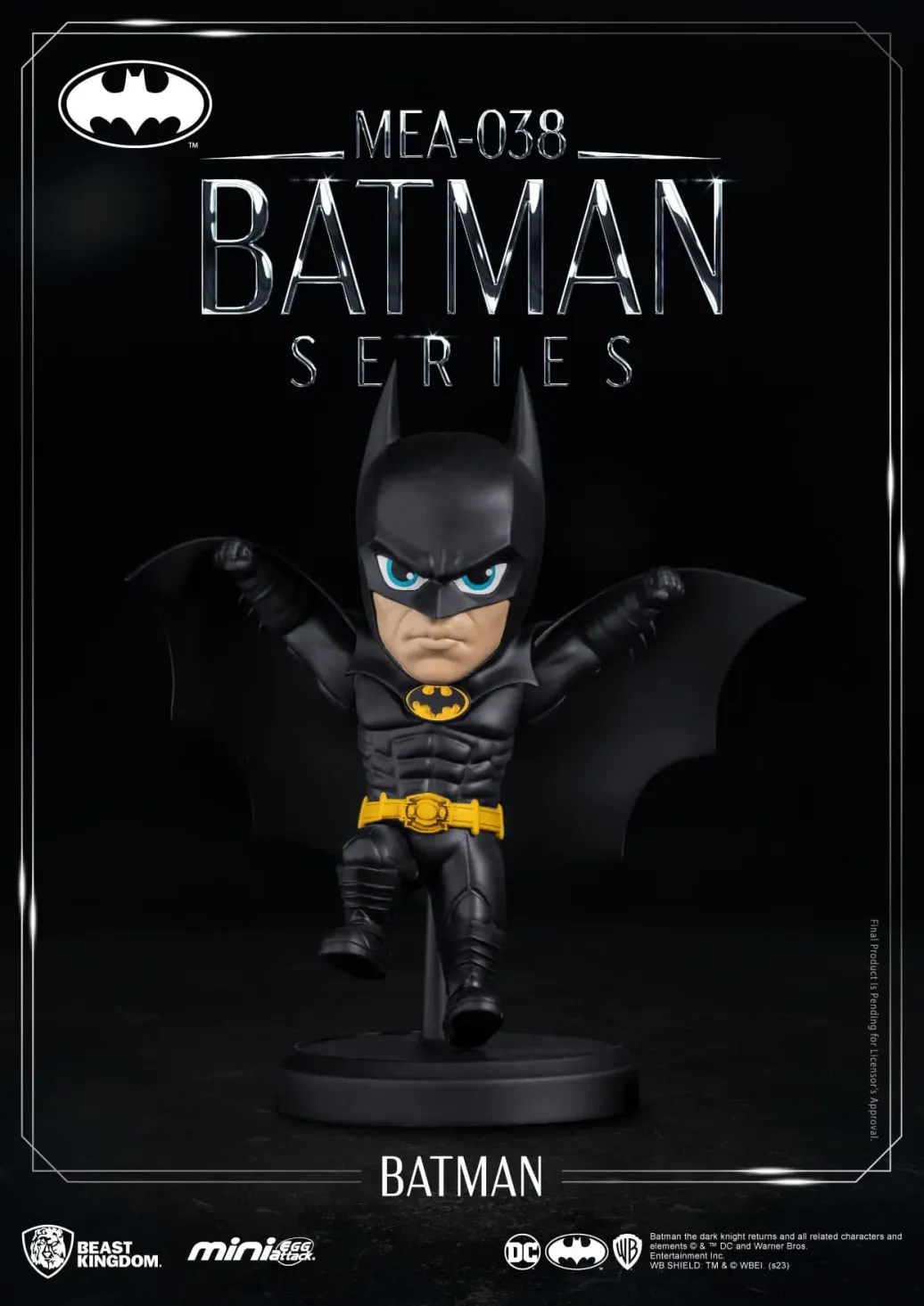 DC Comics Mini Egg Attack Figur Batman (1989 Film) 8 cm