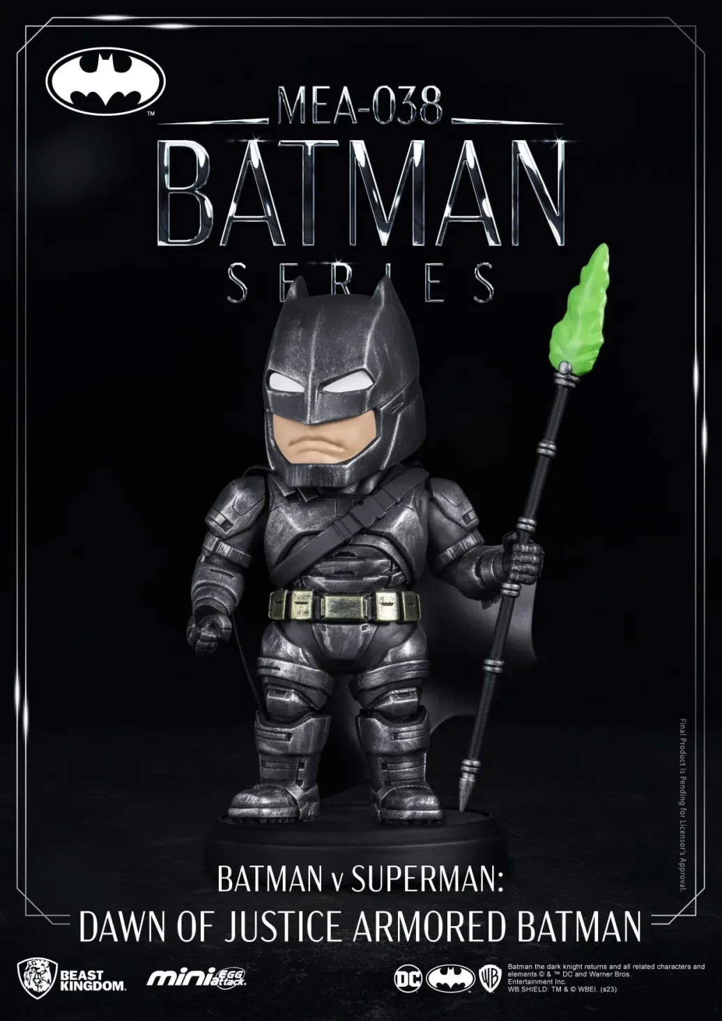 Batman v Superman: Dawn of Justice Mini Egg Attack Figur Armored Batman 8 cm
