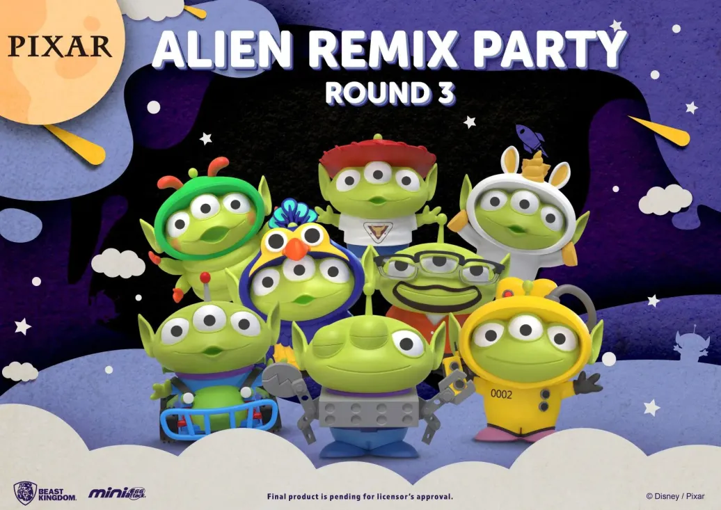 Toy Story Mini Egg Attack Figuren 8 cm Sortiment Alien Remix Party Round 3 (8)