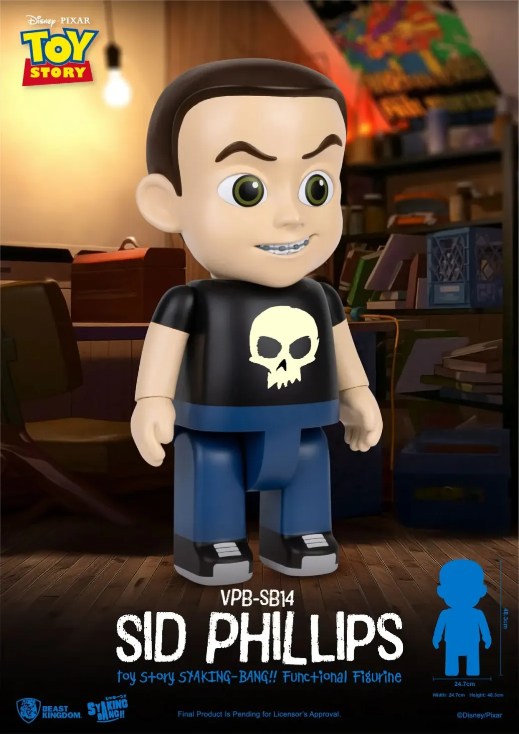 Toy Story Piggy Vinyl Spardose Sid Phillips 48 cm