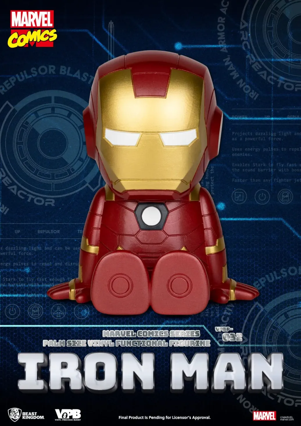 Classic Marvel Comics Piggy Vinyl Spardose Iron-man 12 cm
