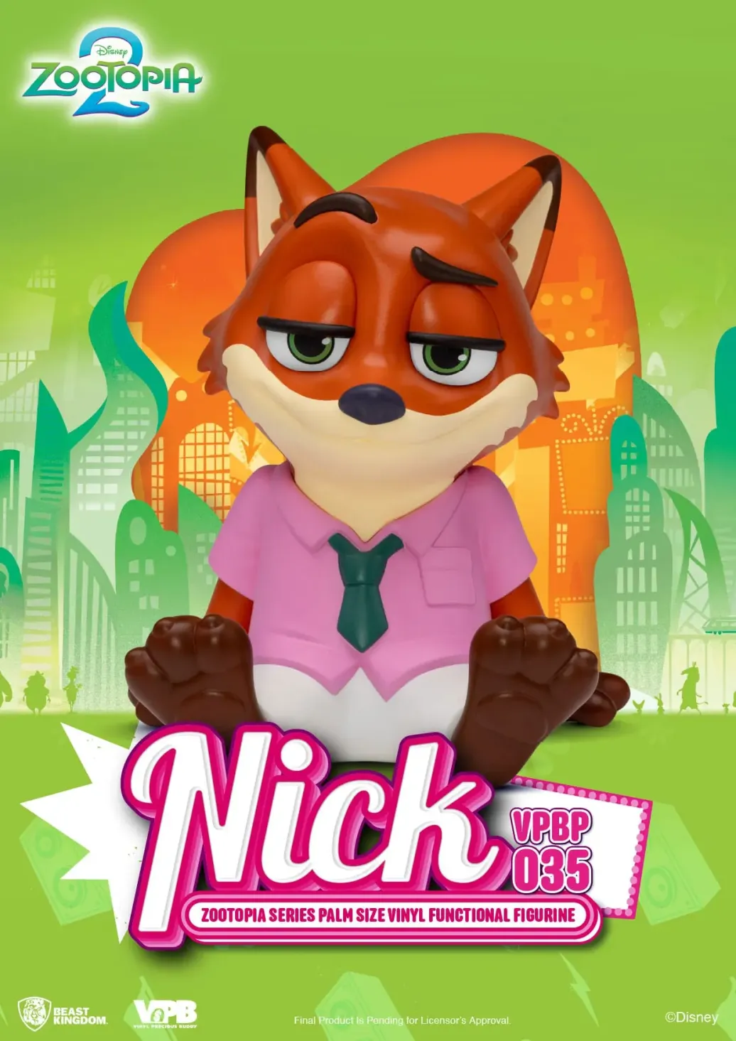 Zoomania Piggy Vinyl Spardose Nick 15 cm