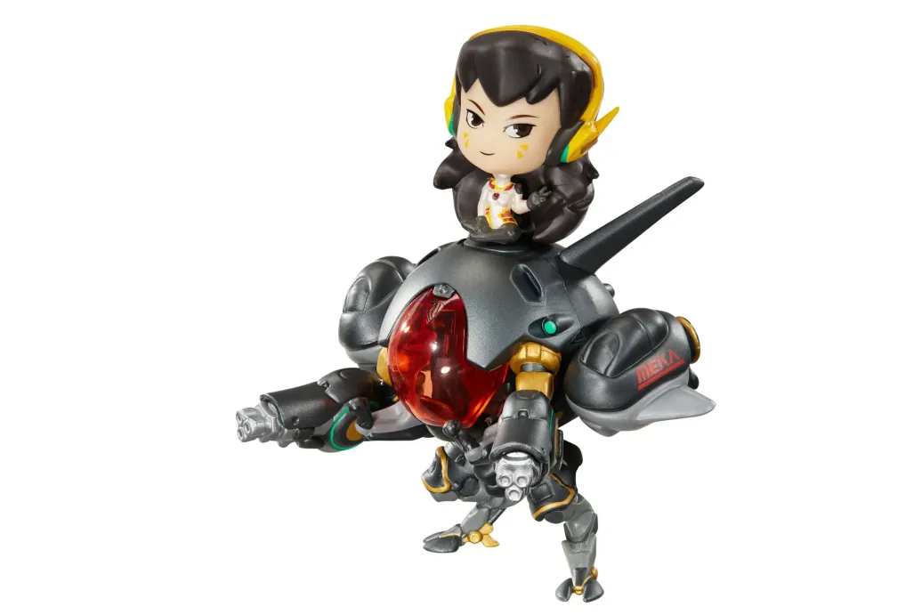 Overwatch Cute but Deadly D.Va & Meka Vinyl Figur Carbon Edition 13 cm