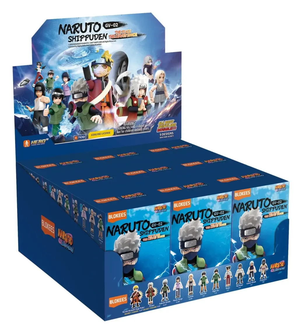 Naruto Blokees Plastic Model Kit GV02 Blind Box Display (9)