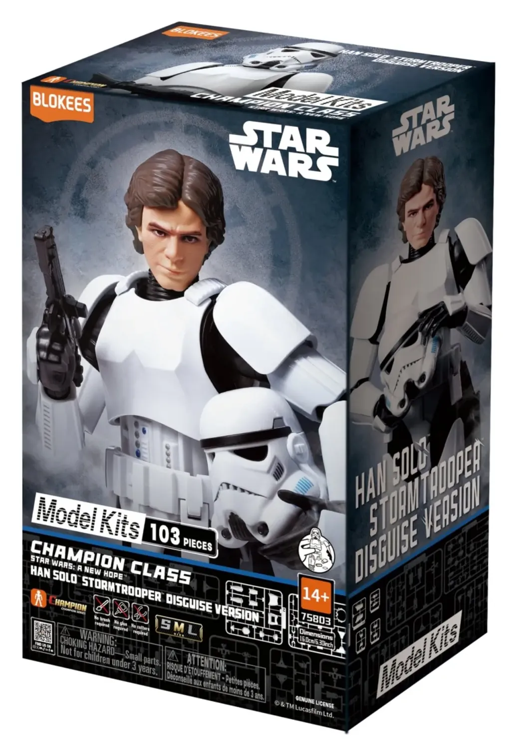 Star Wars Blokees Plastic Model Kit Han Solo