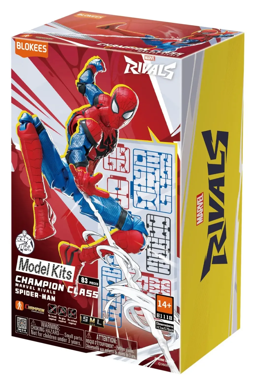 Marvel Marvel Rivals Blokees Plastic Model Kit Spider Man