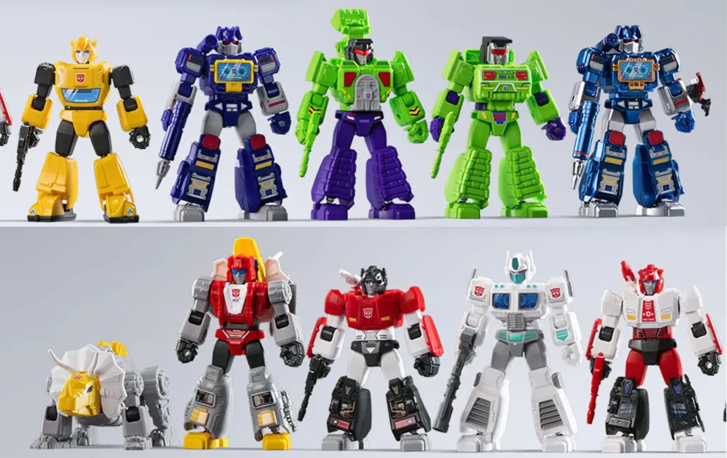 Transformers Blokees Plastic Model Kit Galaxy Version 03 The Autobot Run Sortiment (9)