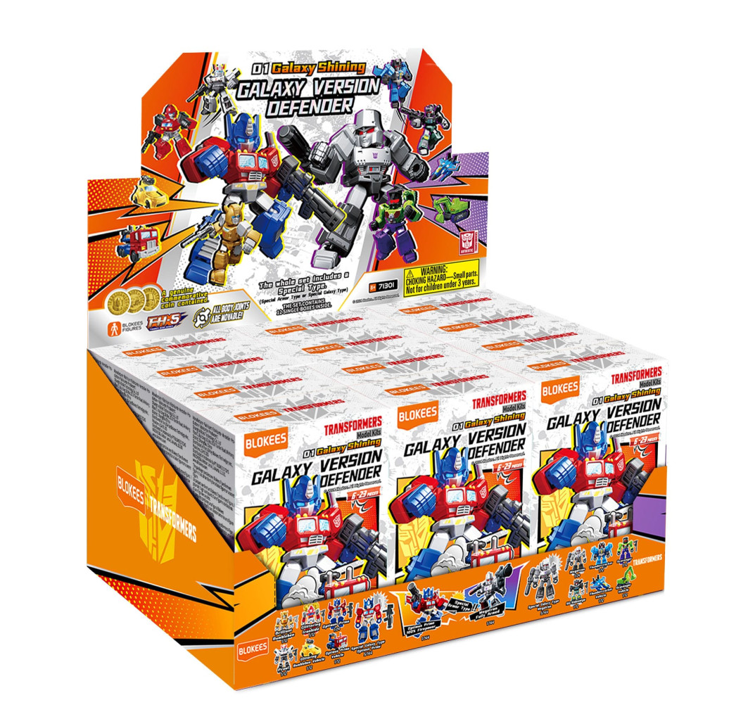 Transformers Blokees Plastic Model Kit Defender Version 01 Sortiment (12)