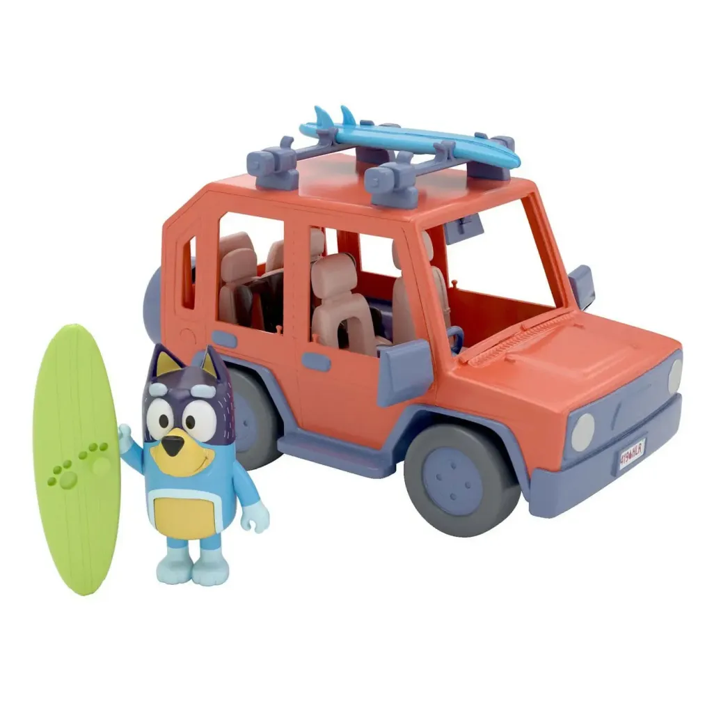 Bluey Actionfigur mit Fahrzeug Bluey Family Cruiser