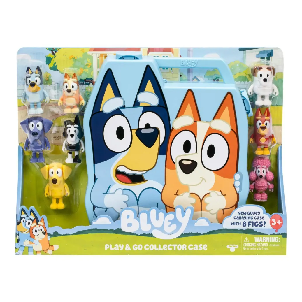Bluey Figuren Spielset Ultimate Play & Go Collector Case
