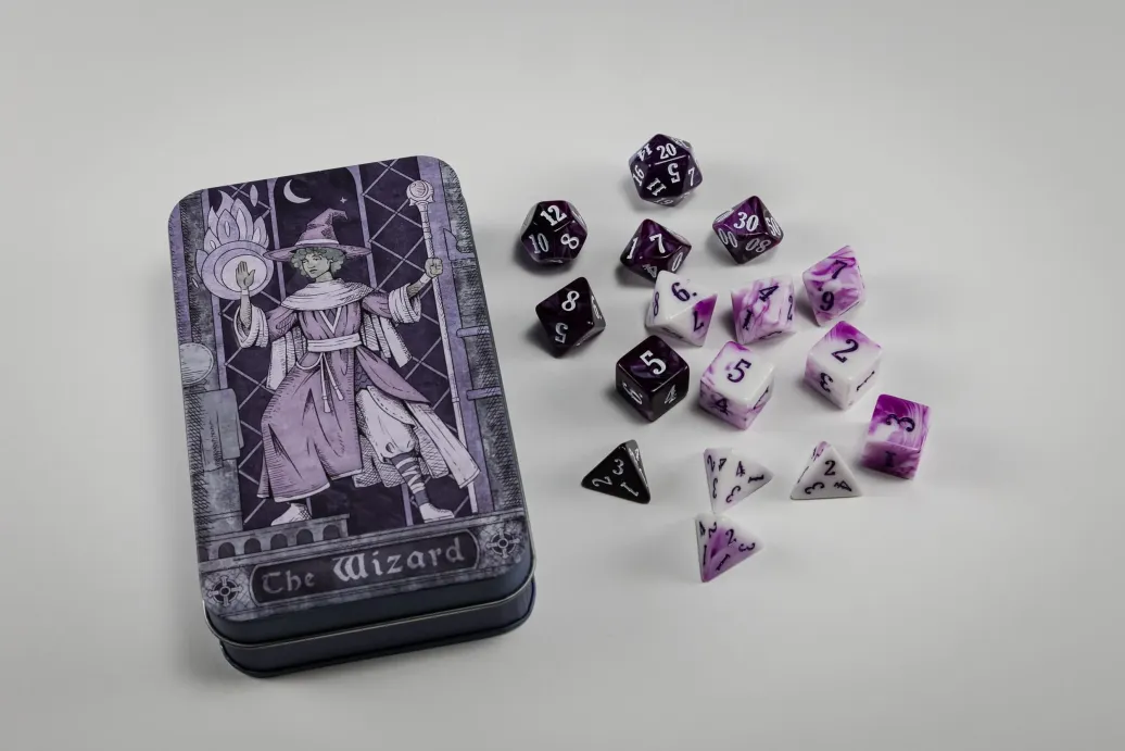 Character Class Classic RPG Würfel Set Wizard (14) 