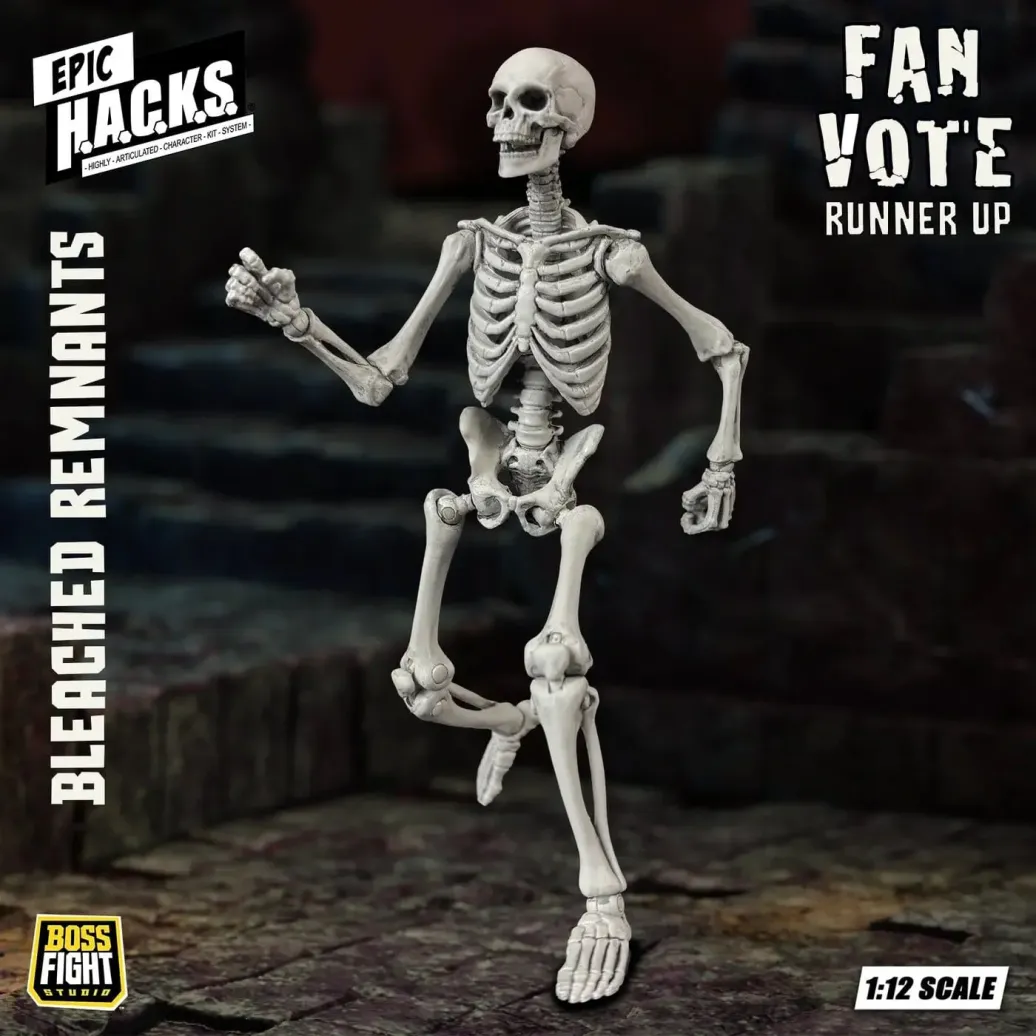 EPIC H.A.C.K.S. Actionfigur 1/12 Skeleton Blank Bleached Remnants
