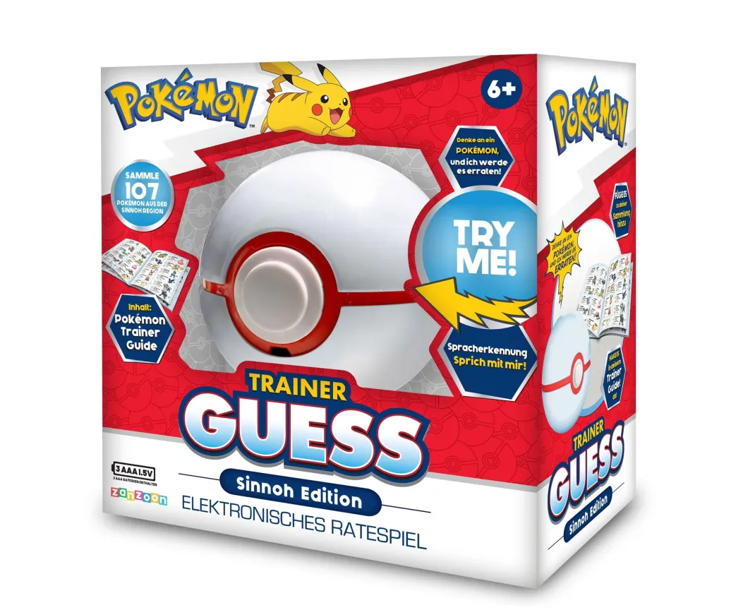 Pokémon Elektronisches Ratespiel Trainer Guess Sinnoh Edition Deutsche Version