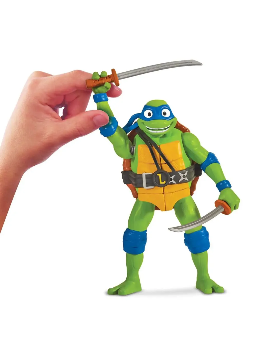 Teenage Mutant Ninja Turtles: Mutant Mayhem Ninja Shouts Action Figur Leonardo 14 cm 