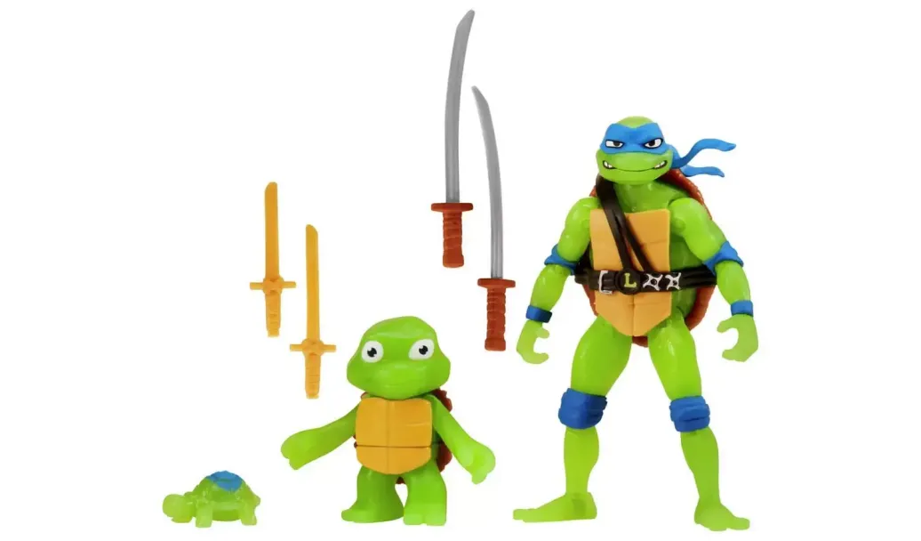 Teenage Mutant Ninja Turtles: Mutant Mayhem Actionfiguren 3er-Pack Leonardo Evolution 10 cm