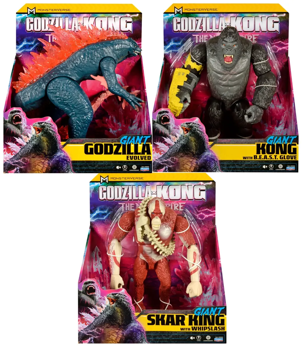 Godzilla x Kong The new Empire Actionfiguren Deluxe elek Figures 28 cm Sortiment (4)
