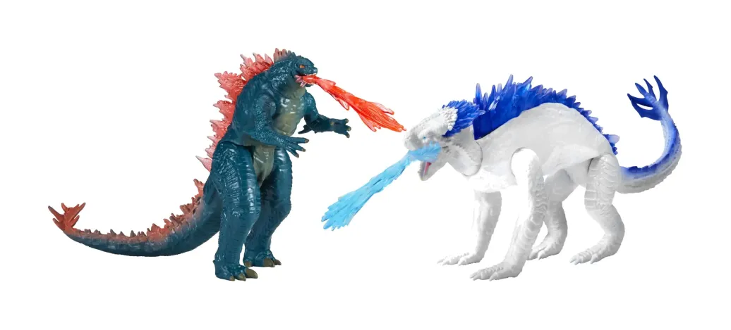 Godzilla x Kong: The New Empire Diorama 2er Pack Godzilla vs Shimo 15 cm