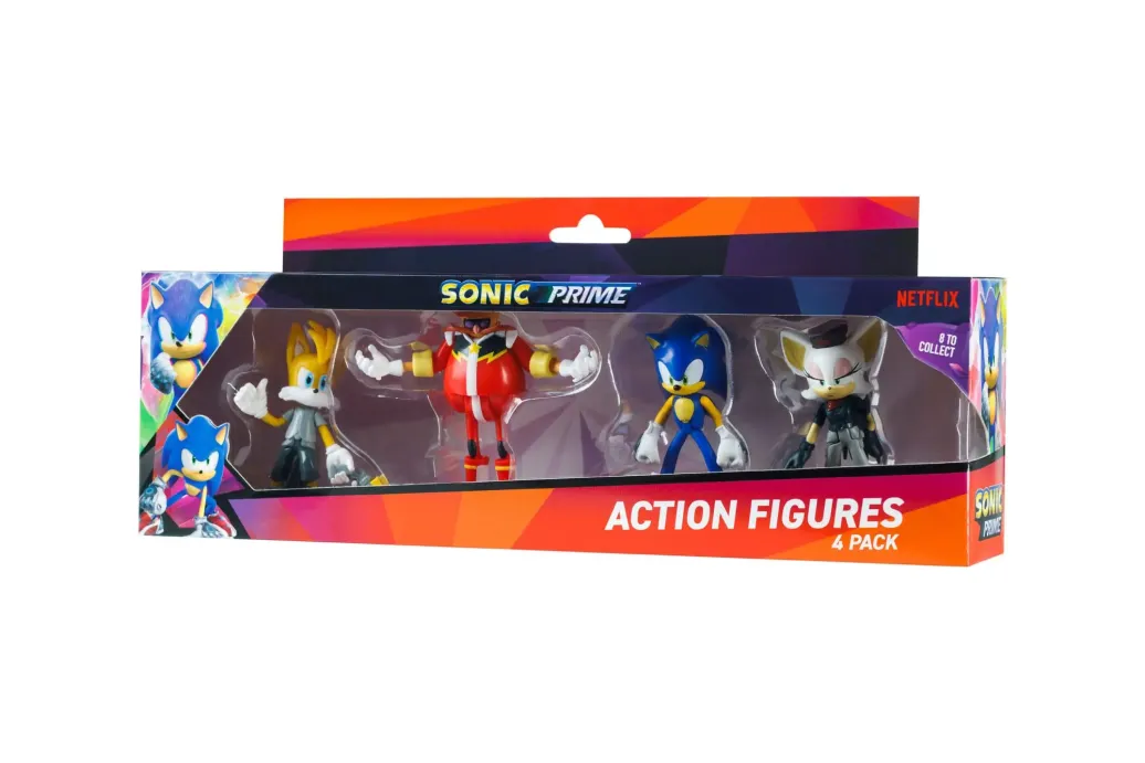 Sonic Prime Actionfigur 4-Pack S1 7 cm