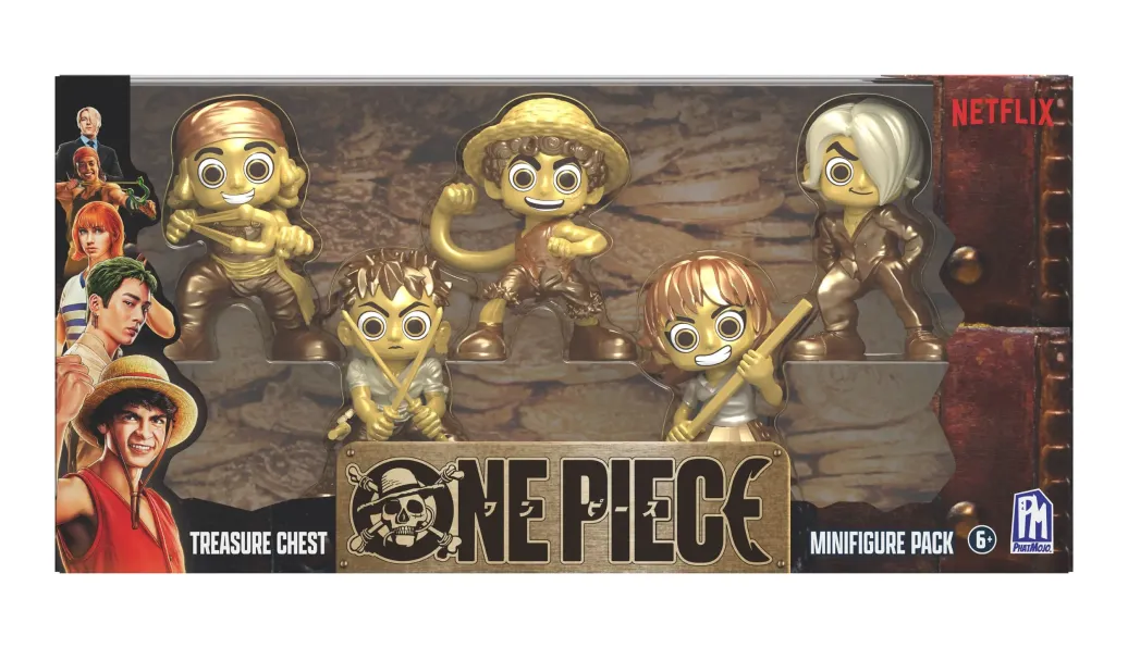 One Piece Minifiguren Set Gold 6 cm