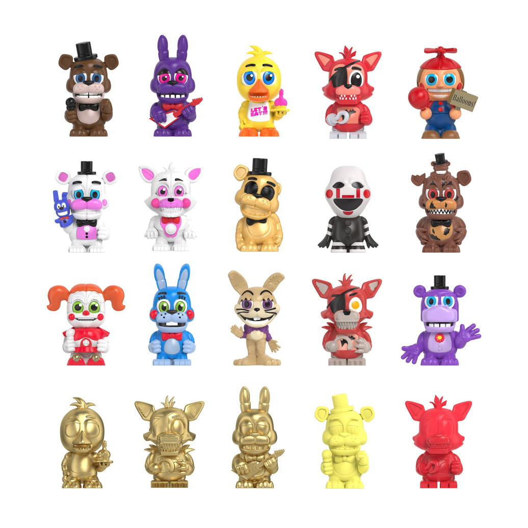 Five Nights at Freddy's: Security Breach Grab N´Go Blind Box Figuren 4 cm Display Serie 2 Classic Remix (12)